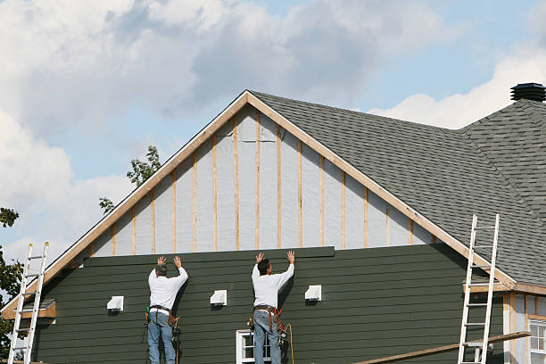 Professional Siding Replacement technician working in Marshville, NC